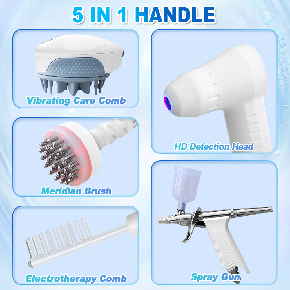 Professional Head Massager Spa Equipment - Electric Hair & Scalp Treatment Therapy Machine for Salon & Medspa (2025 Edition) - Image 6