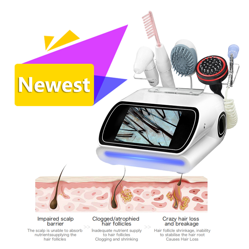 5-in-1 Upgraded High Frequency Wand - Professional Facial Electrotherapy Skin Care Machine for Acne Treatment & Scalp Therapy - Image 3