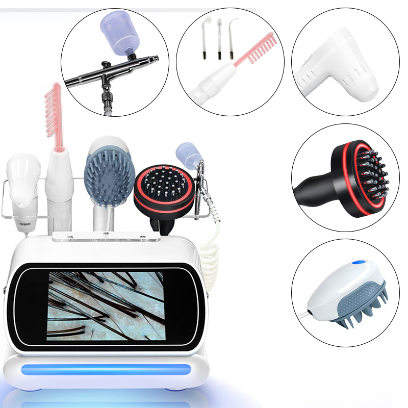 5-in-1 Upgraded High Frequency Wand - Professional Facial Electrotherapy Skin Care Machine for Acne Treatment & Scalp Therapy - Image 5