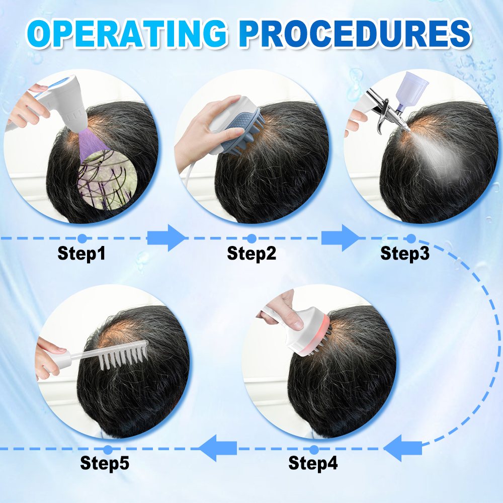 Professional Head Massager Spa Equipment - Electric Hair & Scalp Treatment Therapy Machine for Salon & Medspa (2025 Edition) - Image 4