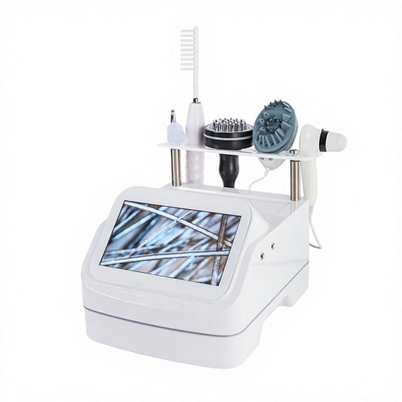 Newest 5-in-1 Professional High Frequency Wand - Portable Facial & Scalp Electrotherapy Skin Care Machine for Acne & Hair Growth