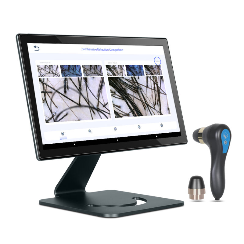 New Tech Portable 3-Spectra AI Skin Analyzer - Professional Smart Facial Scanner with RGB/PL/UV Imaging for Beauty Salon