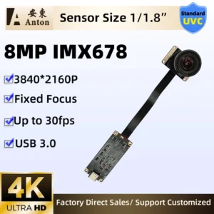 2MP /4MP /5MP /8MP IPC Camera Module High-Definition with POE Interface Industrial IP Camera Security Protection For Drone